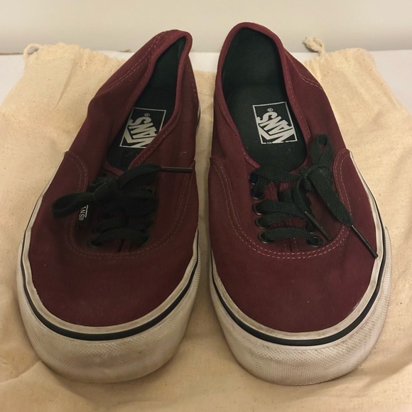 Vans Unisex Burgundy Sneakers - Picture 1 of 4